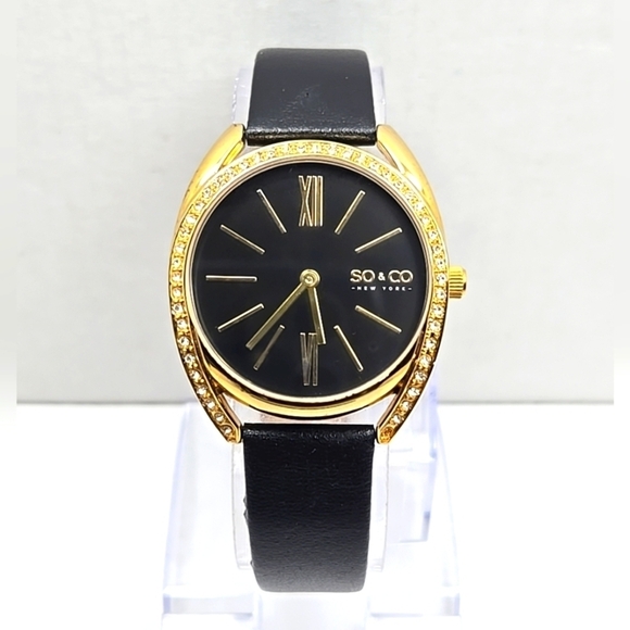 SO CO New York Madison Womens Watch Quartz Gold Tone New Battery Elegant Style main image 5